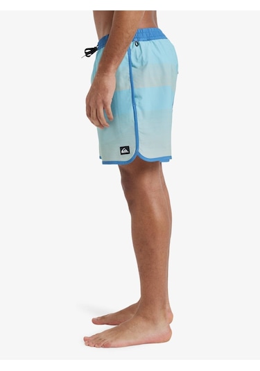 Quiksilver Surfsilk Scallop Volley 16 Erkek Deniz Şortu-29814 Mavi