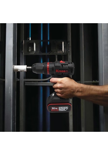 Kress KUC30.91 20V Kömürsüz Profesyonel Şarjlı Darbeli Matkap Akü Dahil Değildir