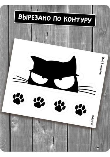 Stadi Çirkin Çıkak Köpekbalığı Çıkartması 200701000 Siyah