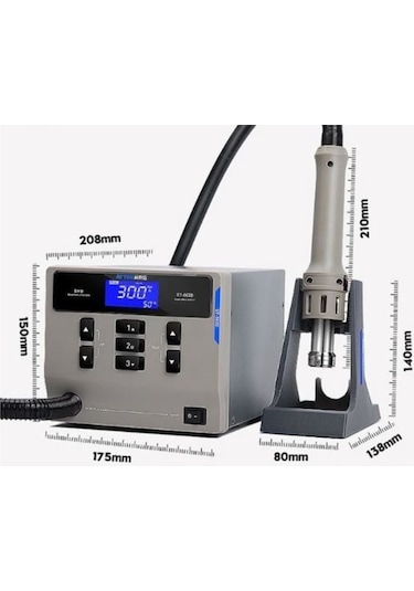 Atten ﻿St-862D 1000W Sıcak Hava İstasyonu