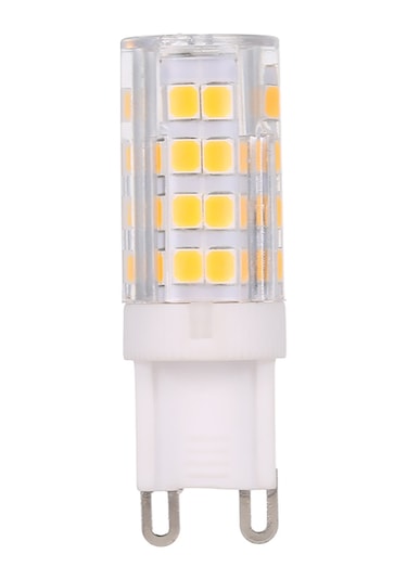 Ac220-240v 5w Led Mısır Ampulü 45w Halojen Ampul Eşdeğeri Yedek 400lm 5 Paket G9 Taban Tutucu Soket Sıcak Beyaz Masa Lambası Dolap Yatak Odası Oturma Odası Restoran Çalışma Odası