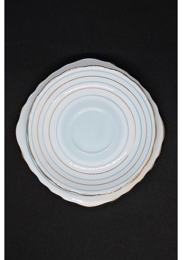 Royal Vale Çizgili Çay Fincanı 3 Parça 210 Ml Çok Renkli