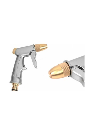 Samdoo Alaşımlı Bahçe Ve Araç Yıkama Püskürtme Nozulu, 3/4" Hızlı Bağlantı İle Su Ayarlı