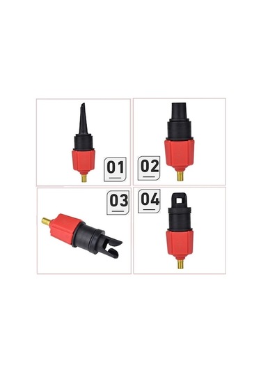 Diğer 4'lik Şişme Kayık Pompa Adaptörü 1 Arada Vana, Hava Yatağı Şişirme Aleti