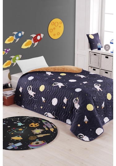 Çok Amaçlı Örtü Tek Kişilik Astron Lacivert