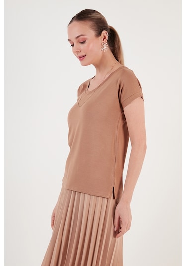 Lela Kadın Bluz 5862000 Bisküvi