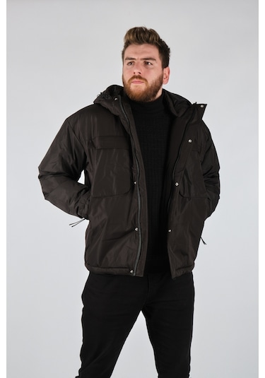 Rugu Siyah Erkek Mont P9228 001