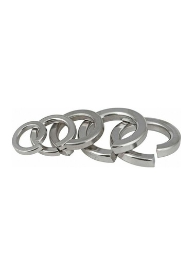 5-100pcs 304 Paslanmaz Çelik Metrik Bölünmüş Yaylı Kilit Yıkama Boyutu M1.6-m22 M5