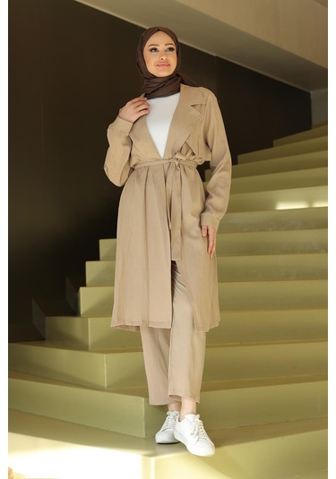 Ay Parça Detaylı Takım Vizon Vizon