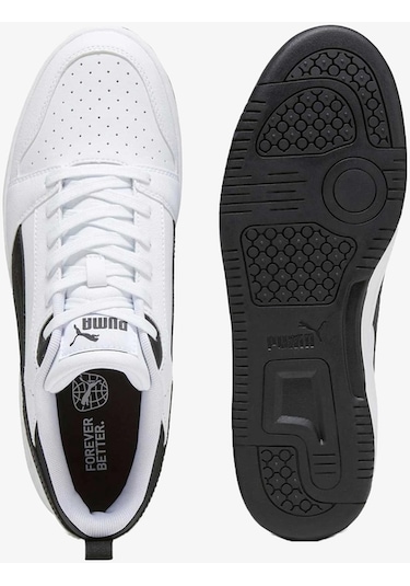 Puma Erkek Sneaker Beyaz Siyah 392328-02 Rebound V6 Low 24k680000777 680113 Beyaz - Siyah