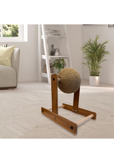 Suntek Kedi Tırmalama Oyuncağı Sisal Topu Küçük T-şekli