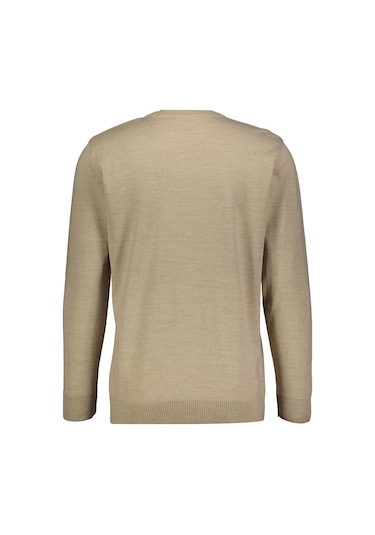 Finesuits Erkek Düz Yünlü Kazak 2422201003.dzoyr Bej