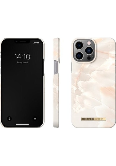 Fashion Case Apple Uyumlu iPhone 13 Pro Max Beyaz