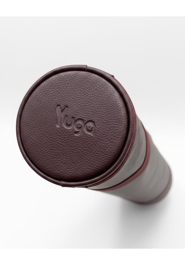 Yuga Suni Deri Proje Tüpü Cepli 10,5 Cm Bordo