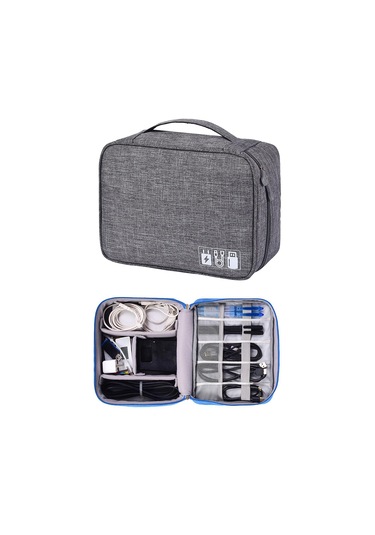 Suntek Seyahat Elektronik Kordon Düzenleyici Kılıf Gadget Gri Gri Diğer