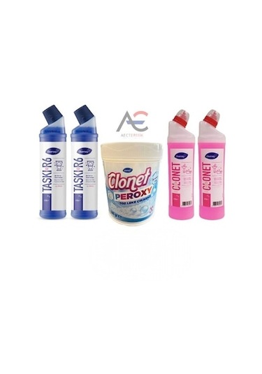 Diversey 5'li Temizlik Paketi 2 Adet Banyo + 2 Adet Tuvalet + 1 Adet Beyazlar İçin Leke Çıkarıcı