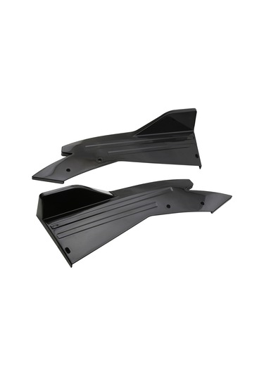 Vkemall Araçlar İçin Universal Siyah Arka Koruyucu Kök, Abs Malzeme, Kırılmaya Dayanıklı, Yarış Stili Görünüm, Kolay Montaj