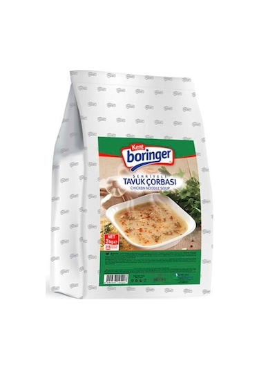 Kent Boringer Şehriyeli Tavuk Çorbası 3 KG