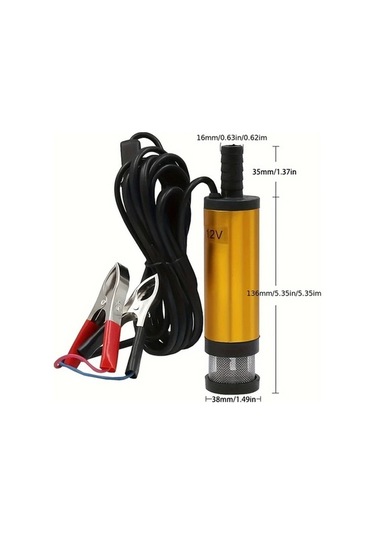 Pazly Drimore Araba Emme Pompası, 12v/24v Dc, Alüminyum Kabuk, Kablo Ve Adaptörler, Rv Otomobiller İçin, Dizel Su Taşımacılığı