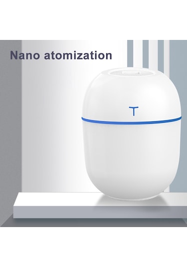 Yifomall Usb Ultrasonik Nemlendirici Ve Yağ Dağıtıcı - 200ml Tank, Otomatik Kapatma, Küçük Gece Lambası, Pembe Ev Ofis Araç İçin