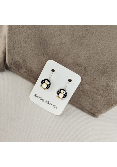 931 Ayar Gümüş Çocuk Küpesi Zarif Ve Güvenli Tasarım Model 8 Gümüş