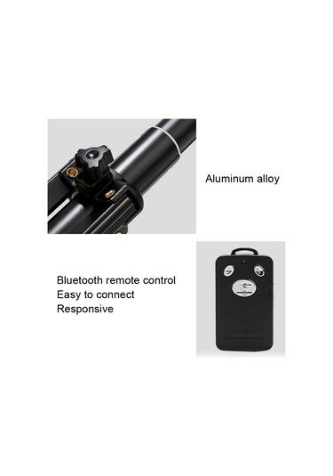 Cbtx Yunteng 1688 Selfie Stick Tripod Bluetooth Uzaktan Kumanda Kamera Standı Pembe