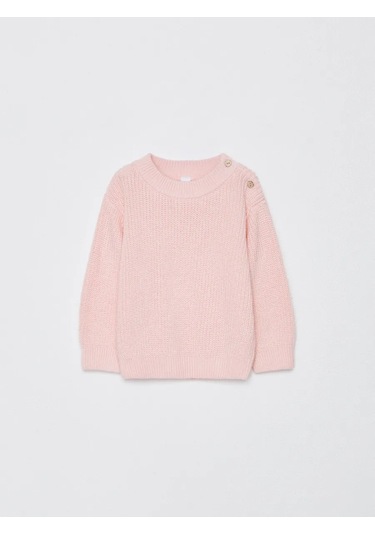 Sela Pamuklu Temel Örgü Kazak 481858690 Tozlu Pembe