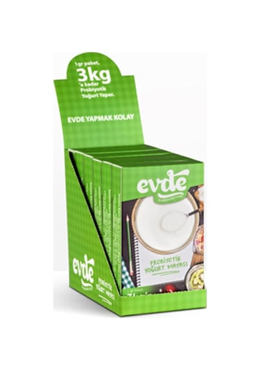 Evde Probiyotik Yoğurt Mayası 6 x 1 G