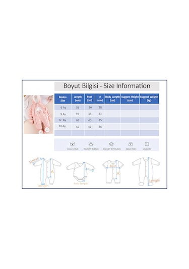 Peluş Astarlı Kız Erkek Ebek Astronot Tulum 001