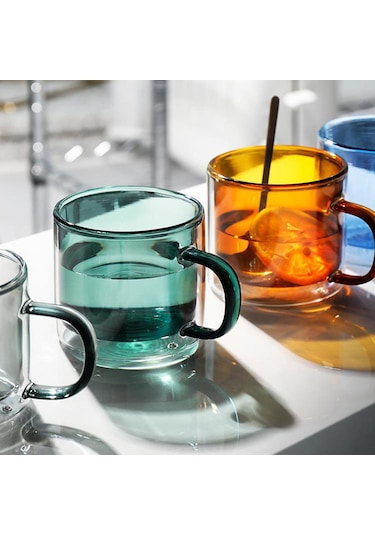 Homyl 250 Ml Cam Bardak Şampanya İçme Bardağı Yuvarlak Gri Gri