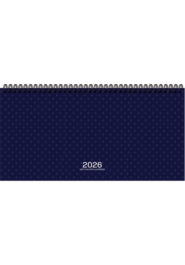 Keskin 2026-aj-66 16 33,5 Spr.haftalık Masa Ajandası-lacivert Lacivert