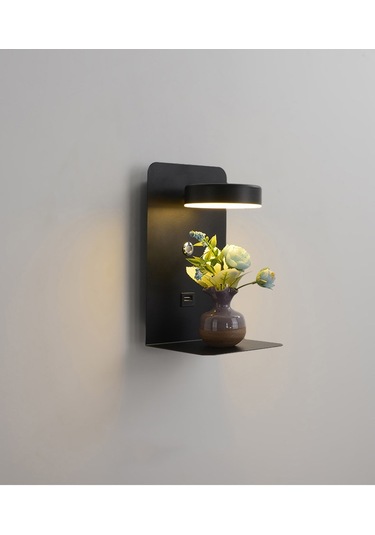 Simaavize Modern Usb Şarj Aplik2 Siyah