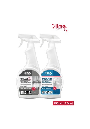 Lime Cleaner Greasex Süper Güçlü Yağ Çözücü 2'li