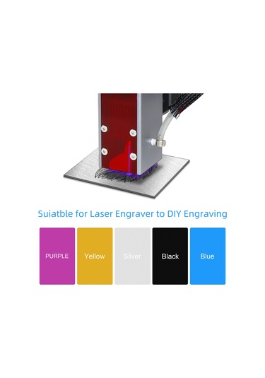 Two Trees İsim Plakası Alüminyum Kart Çok Renkli Kartvizitler 100 Adet