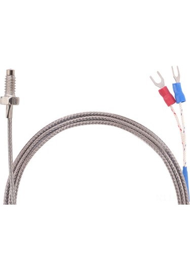 Qingmipy Rex-c100 Akıllı Pıd Sıcaklık Kontrolörü Seti - Ssr-40da Röle + M6 K-tipi Termokuple 1m - Dijital Görüntü - Endüstriyel Kullanim - 0-1300 C