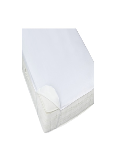 Evony Sıvı Geçirmez Çift Kişilik Alez Micro 200x200 Cm Beyaz