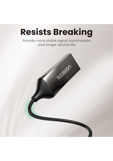 Cbtx Ugreen Araba Bluetooth 5.0 Adaptörü Usb 3.5mm Aux Ses Müzik Kablosuz Alıcı Eller Serbest Adaptörü