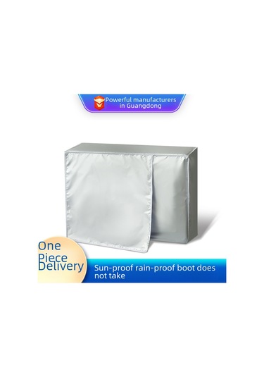 Neevoyu Dış Mekan Klima Kasa Koruyucu, 5 Yüzlü Tam Kapaklı, Güneş/yağmur/toz Engeli, Dayanıklı Poliester, 1.5p Büyük Boy 86x35x60 Cm