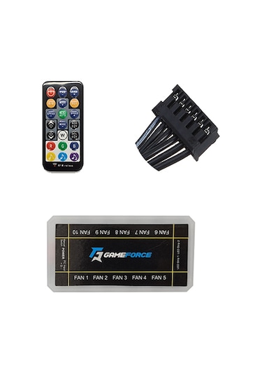 Gameforce Dualrıng 4X120Mm Sese Duyarlı A Rgb Kasa Fanı