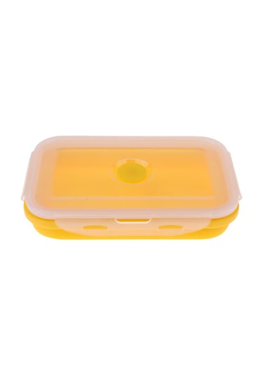 Homyl Katlanır Silikon Öğle Yemeği Kutusu Kase Bento 800ml-sarı 800ml Sarı Çok Renkli