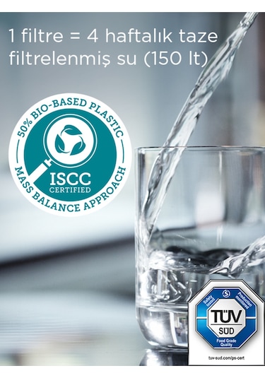 BRITA MAXTRA PRO Pure Performance Yedek Su Arıtma Filtresi, 6'lı