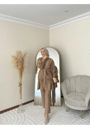 Ptkm002 Büzgülü Fırfırlı Takım Taş