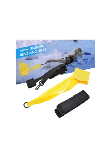 Geeksen Çocuklar İçin Yüzme Direncini Artıran Egzersiz Aleti - St-y003 Model, Nylon Vantuz Ve Tasma Seti Çok Renkli