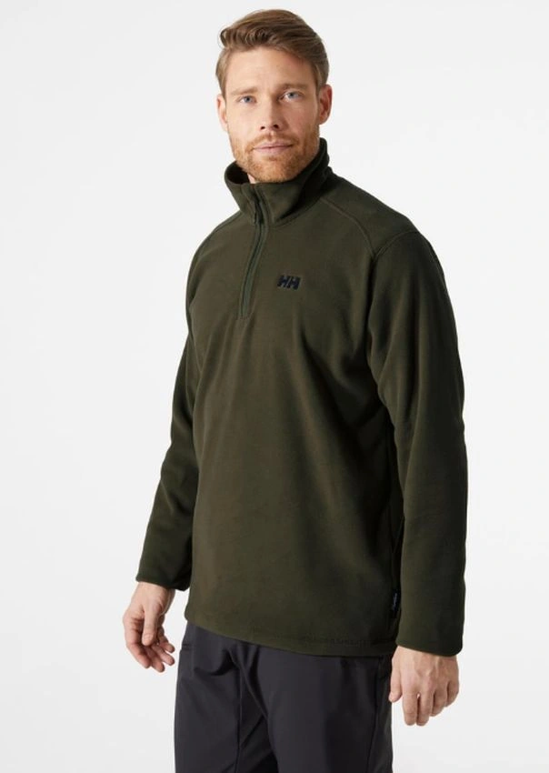 Helly Hansen Light Halfzip Erkek Yarım Fermuarlı Polar Hh..12010hha.hha.431 Yeşil