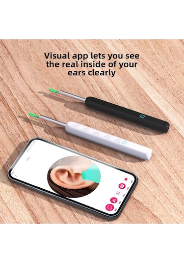 Hangfox Çocuklar İçin Kablosuz Ne3-e Görüntülü Kulak Temizleme Aleti, Hd Endoskop, 8 Parça Aksesuar Ve Üstü İle Uzun Pil Ömrü