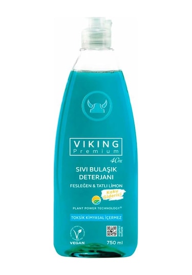 Viking Fesleğen & Tatlı Limon Kokulu Sıvı Bulaşık Deterjanı 750 ML