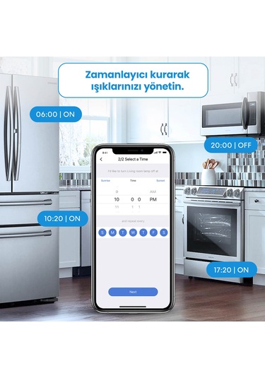 Meross Wi-Fi Uzaktan Kontrollü Akıllı Anahtar