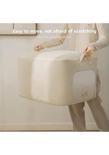 Unimarket Büyük Saklama Torbaları, Büyük Kapasiteli Katlanabilir Saklama Torbaları Giysi Organizatörü, Güçlendirilmiş Saplı Ve Yorgan Ve Battaniyeler Için Sağlam Fermuarlar Organiz Tt0ky8