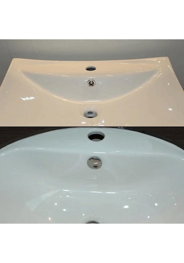 Jms Banyo Seramik Lavabo Taşma Yedek Kapak Krom Kaplama 2 Gümüş