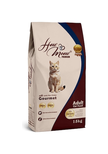 How Meow Yetişkin Kedi Kuru Maması Gurme - 2 Kg